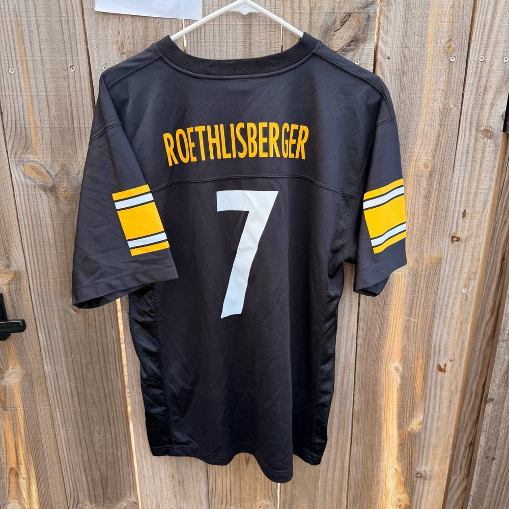 Pittsburg Steelers NFL Black and White Youth Jersey Size Youth XL - Picture 5 of 5